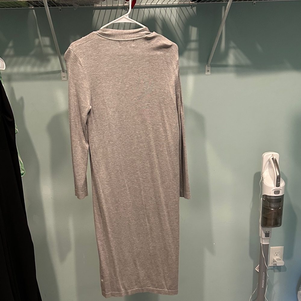 Gray Long Cardigan - Picture 3 of 3